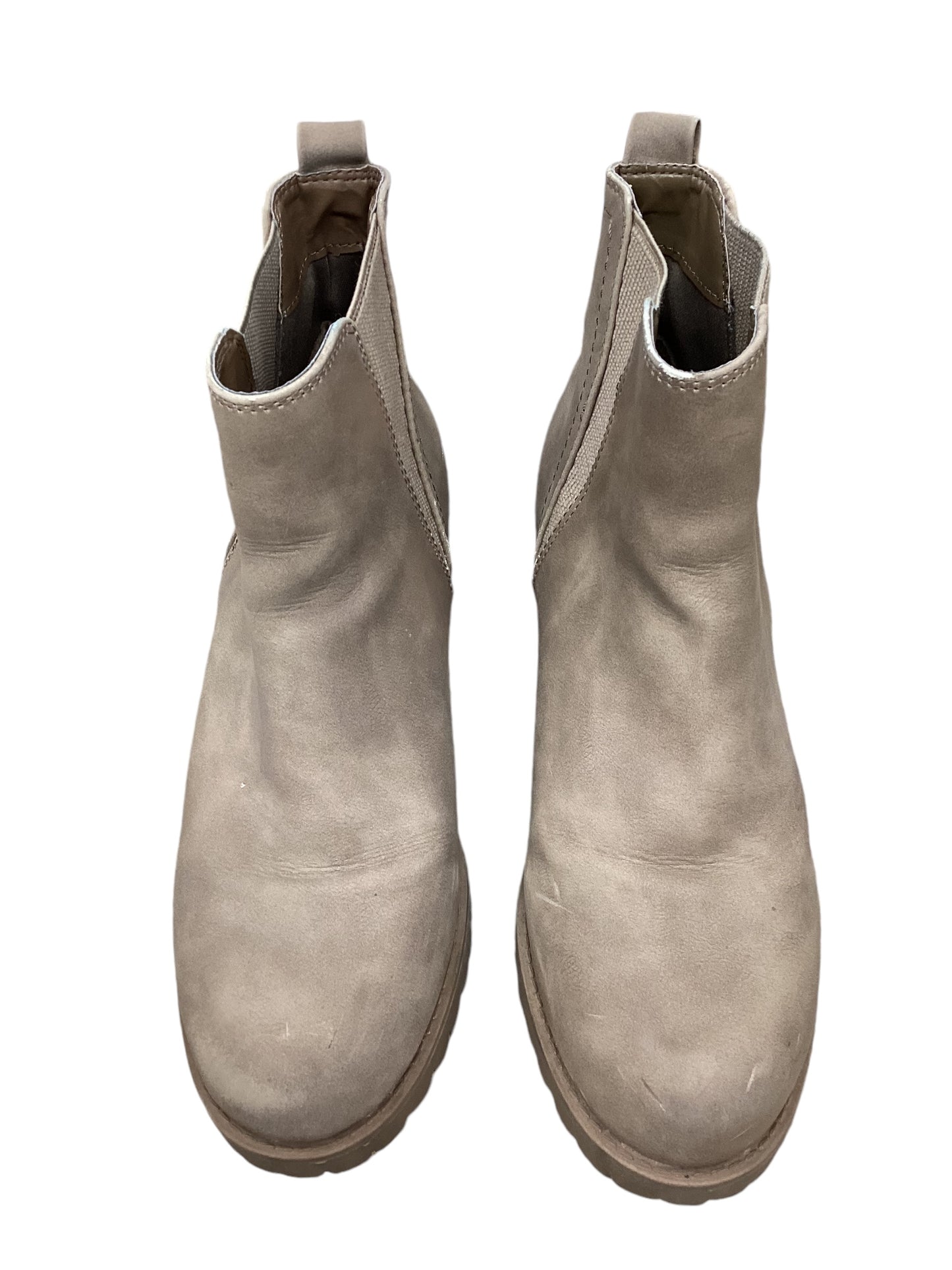 Boots Ankle Heels By Mia In Beige, Size: 7.5