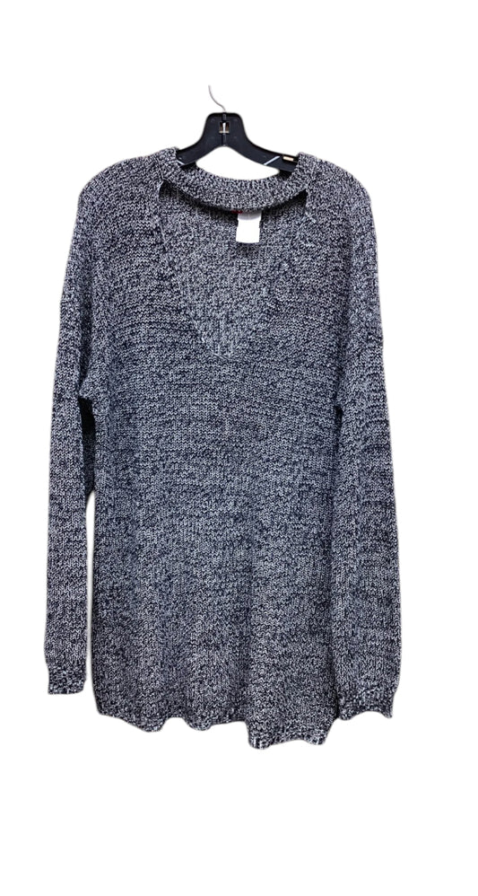 Sweater By Vince Camuto In Black & White, Size: Xl