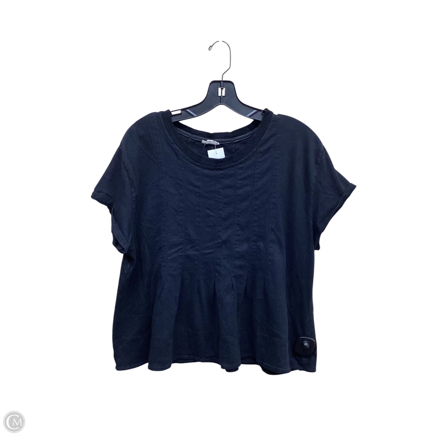 Top Short Sleeve By Pilcro In Black, Size: L