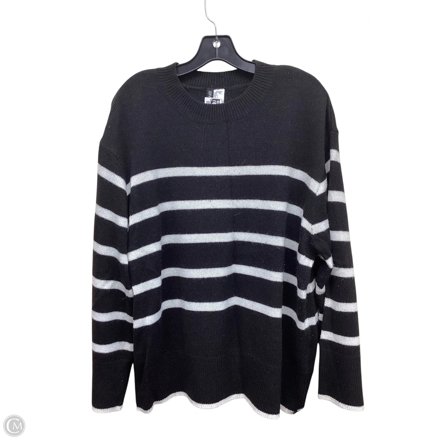 Sweater By Divided In Striped Pattern, Size: L