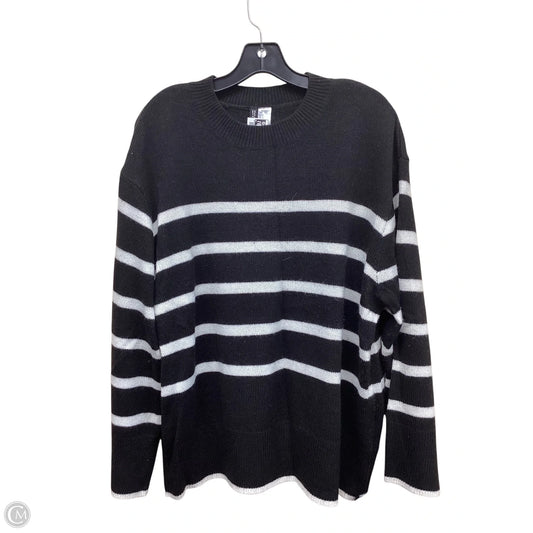 Sweater By Divided In Striped Pattern, Size: L