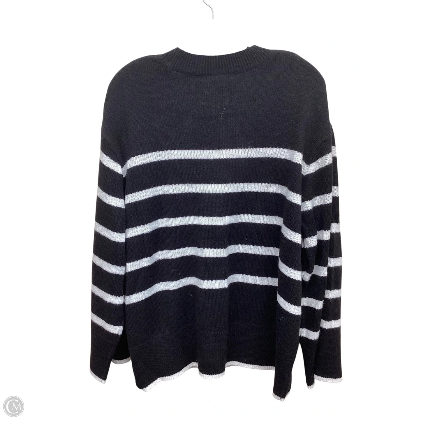 Sweater By Divided In Striped Pattern, Size: L