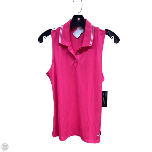 Athletic Tank Top By Nike In Pink, Size: S