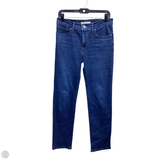 Jeans Straight By Levis In Blue Denim, Size: 6