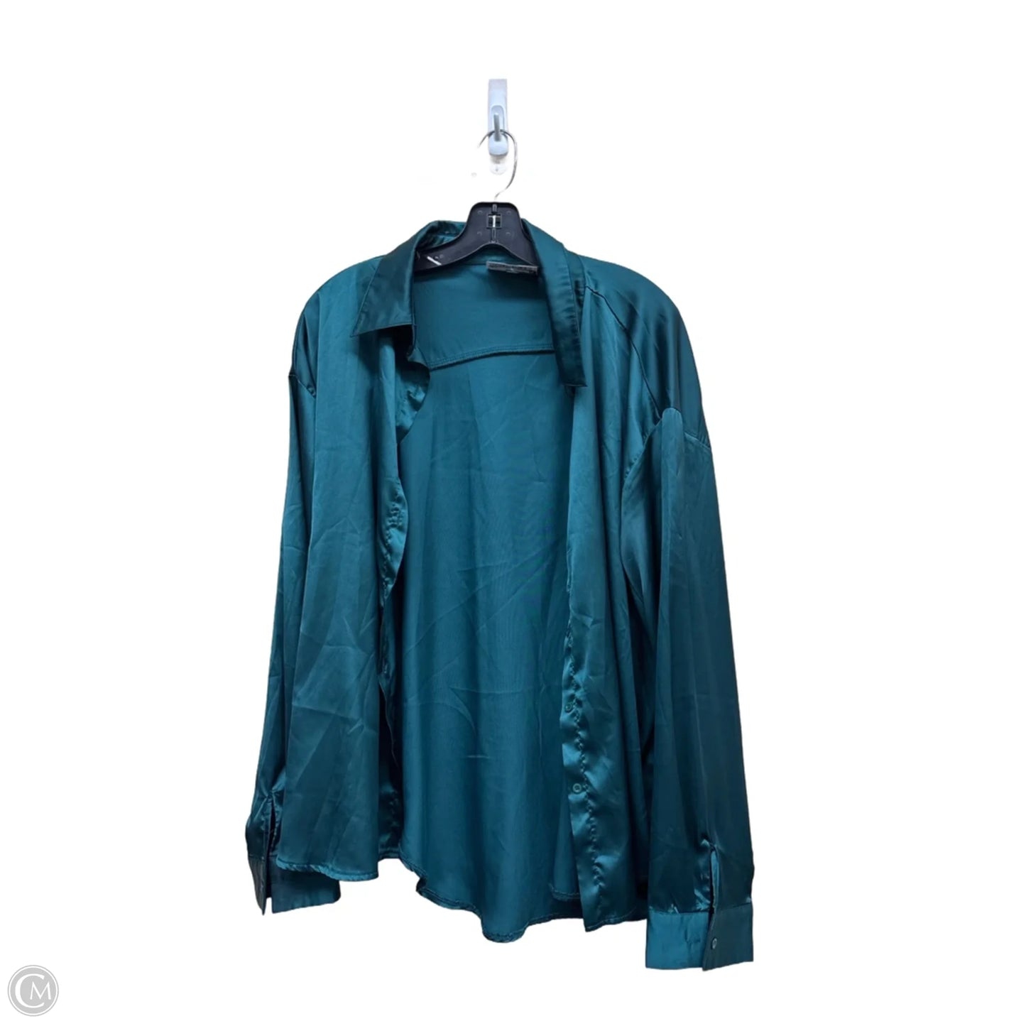 Top Long Sleeve By Clothes Mentor In Green, Size: Xl