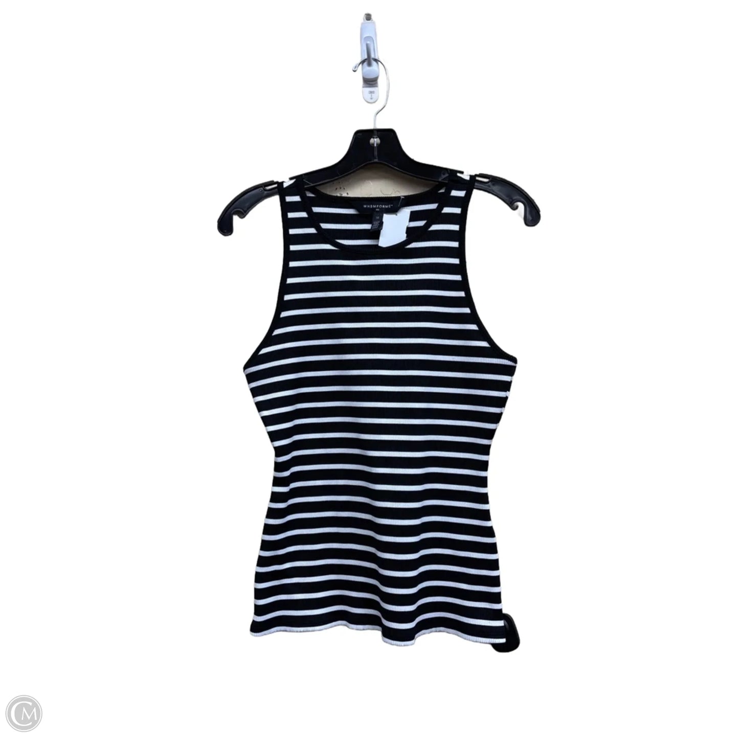 Top Sleeveless By White House Black Market In Striped Pattern, Size: M