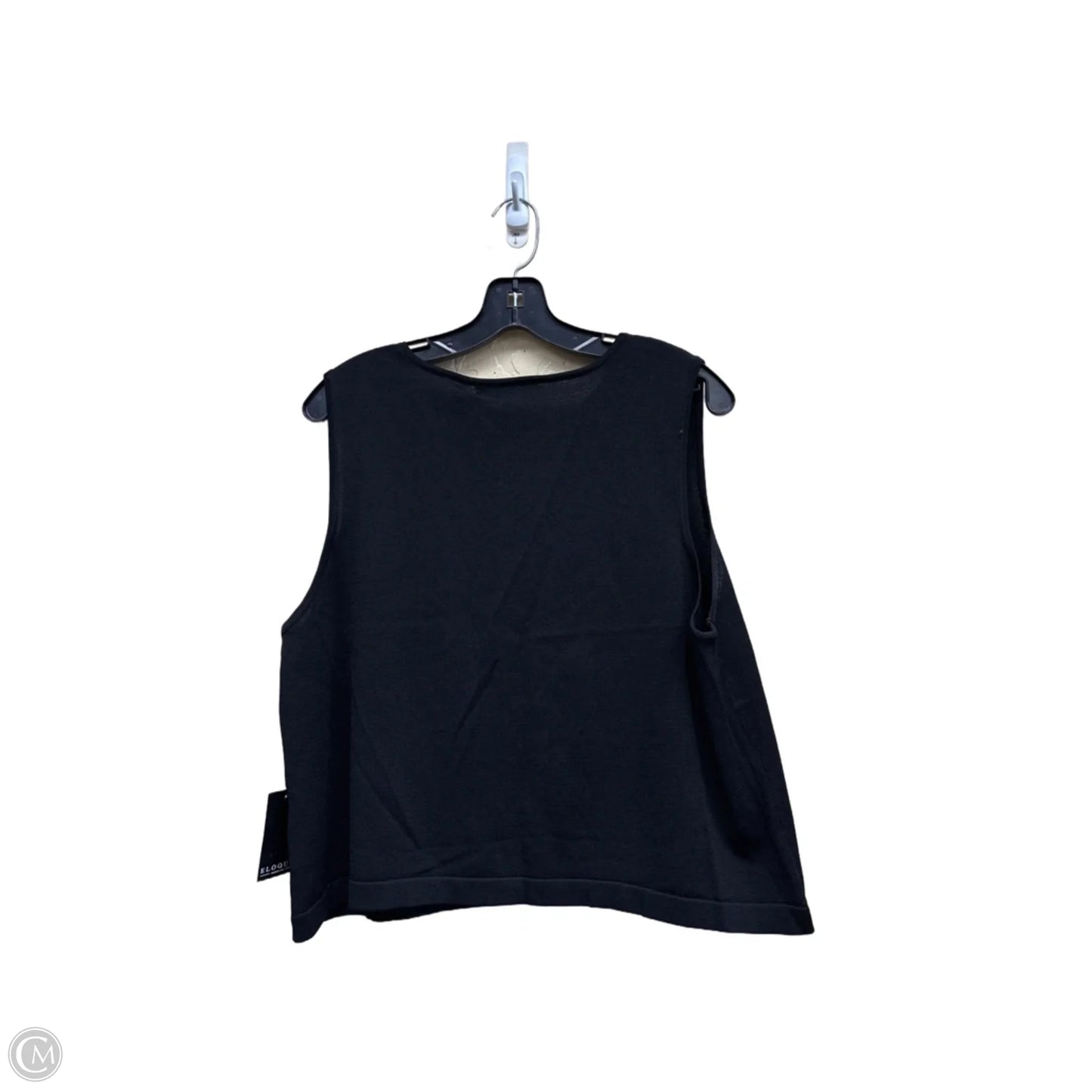 Top Sleeveless By Eloquii In Black, Size: 18