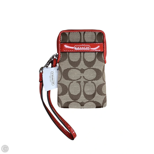 Wristlet Designer By Coach, Size: Small