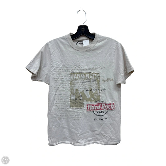 Top Short Sleeve By Clothes Mentor In Cream, Size: S