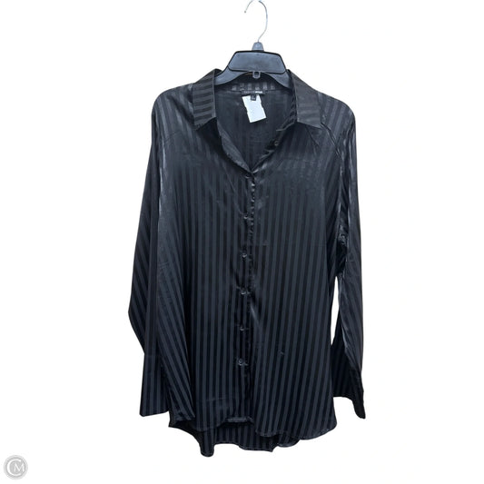 Top Long Sleeve By Fashion Nova In Black, Size: L