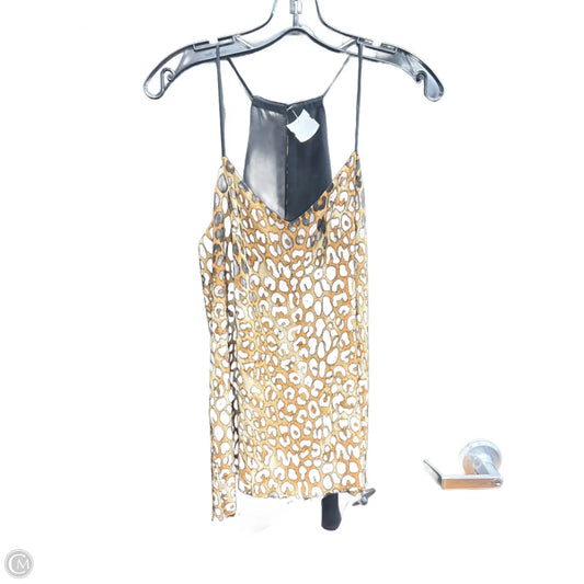 Top Sleeveless By Clothes Mentor In Animal Print