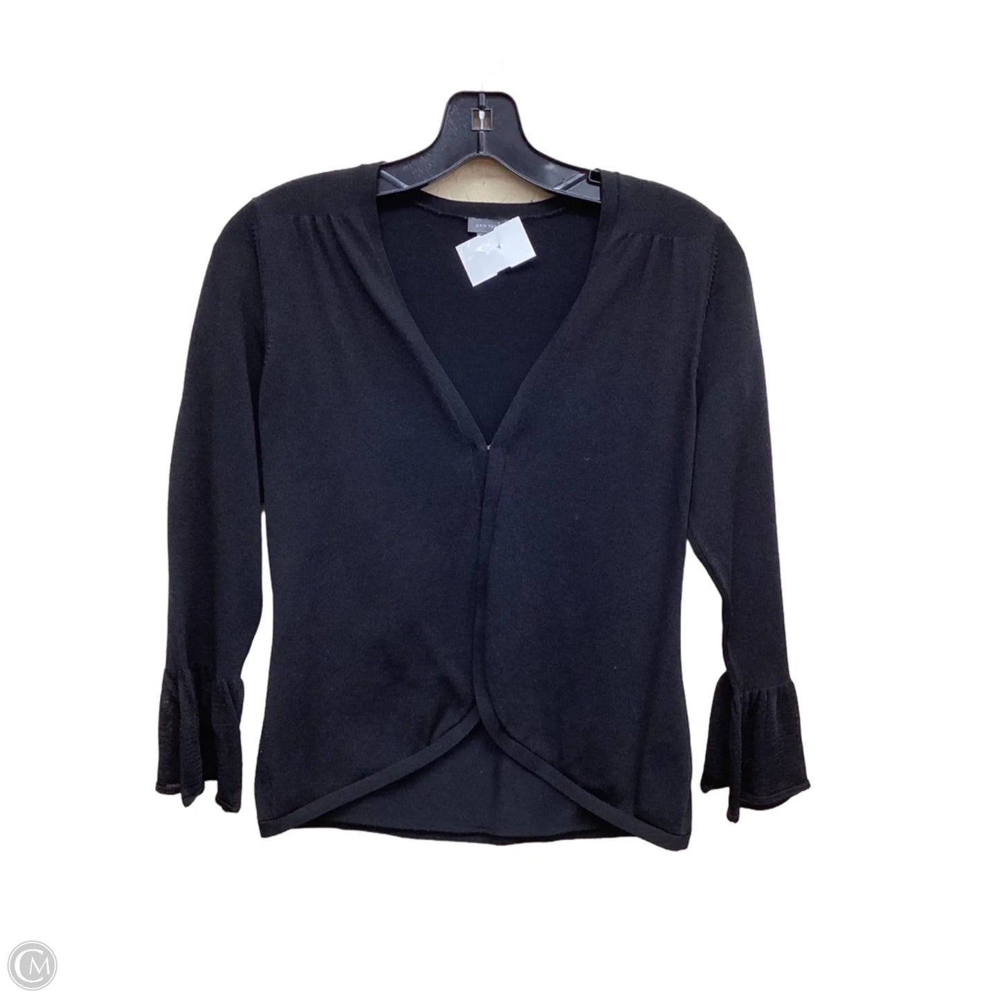 Top Long Sleeve By Ann Taylor In Black, Size: Xs