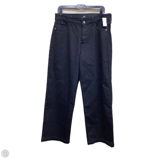 Jeans Wide Leg By St Johns Bay In Black, Size: 12