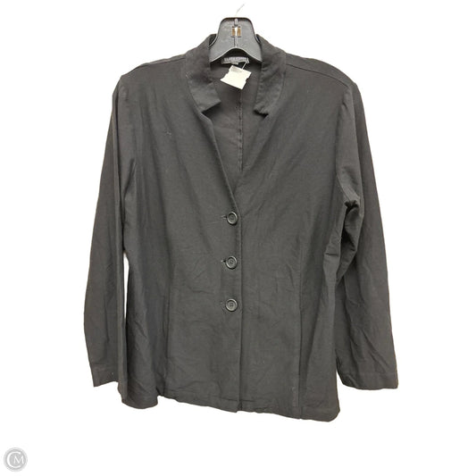 Blazer By Eileen Fisher In Black, Size: Mp