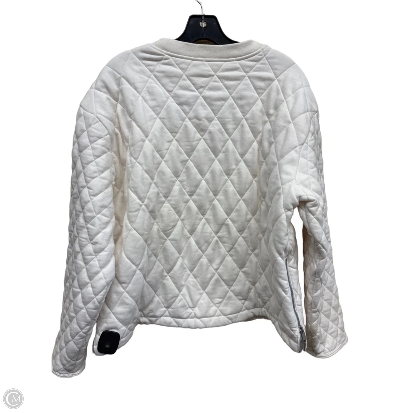 Sweatshirt Crewneck By Athleta In Cream, Size: L