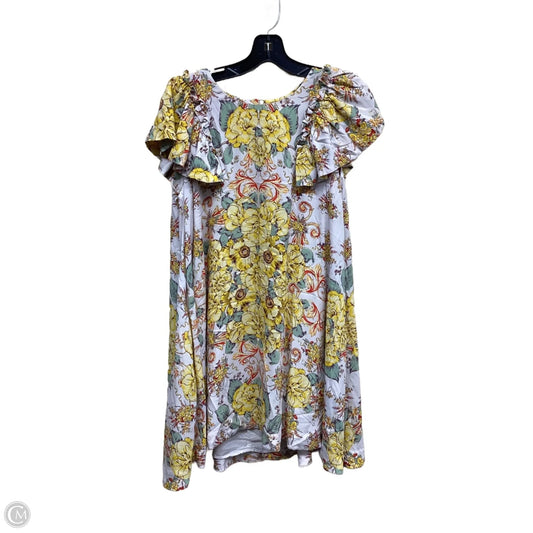 Dress Casual Midi By Free People In Floral Print, Size: Xs
