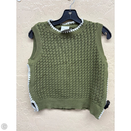 Top Sleeveless By Varley In Green, Size: Xs