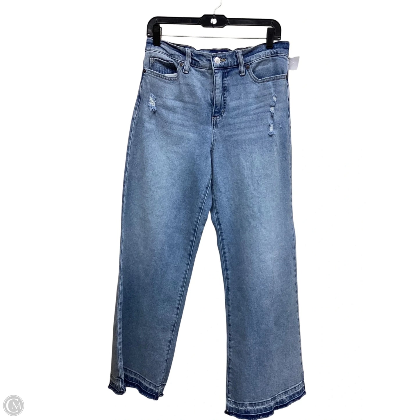 Jeans Wide Leg By Scoop In Blue Denim, Size: 0