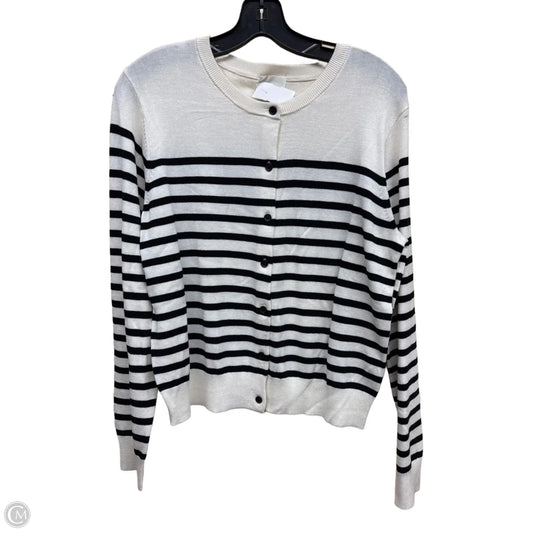 Cardigan By H&m In Striped Pattern, Size: L