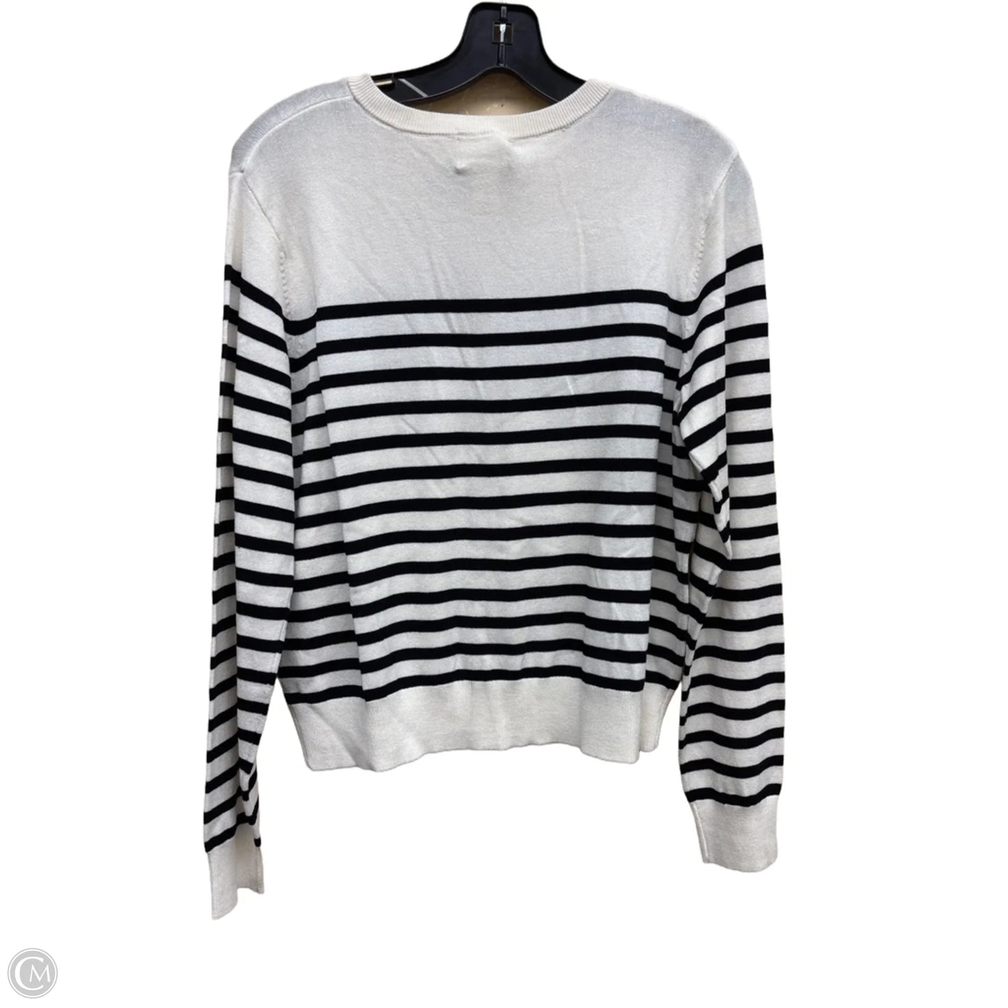 Cardigan By H&m In Striped Pattern, Size: L