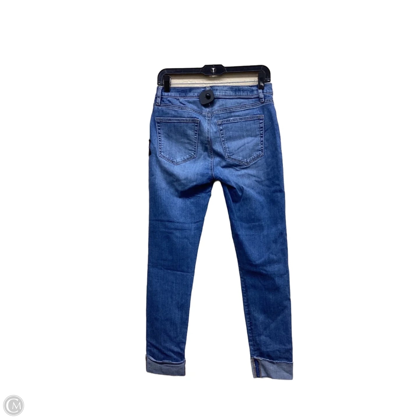 Jeans Skinny By Loft In Blue Denim, Size: 4