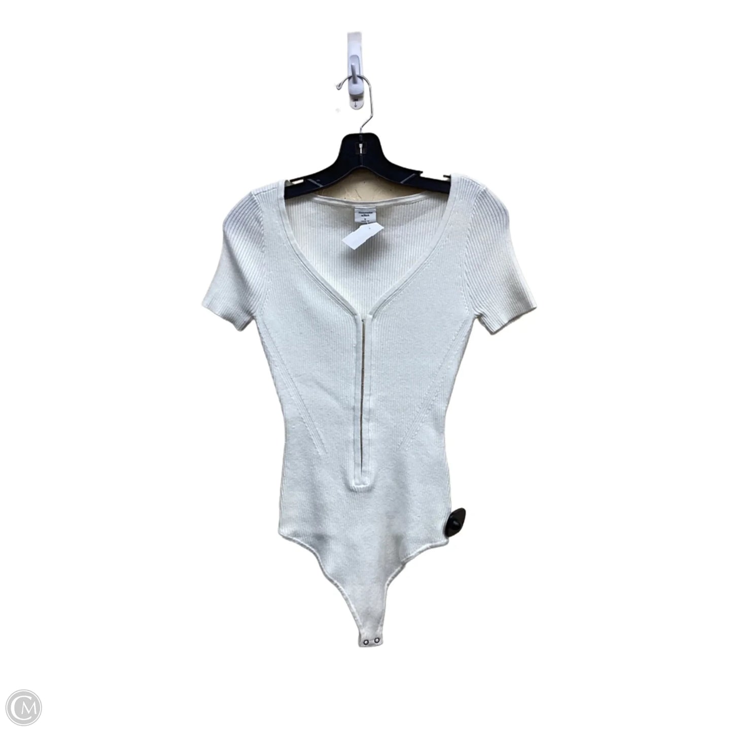 Bodysuit By Abercrombie And Fitch In Cream, Size: M