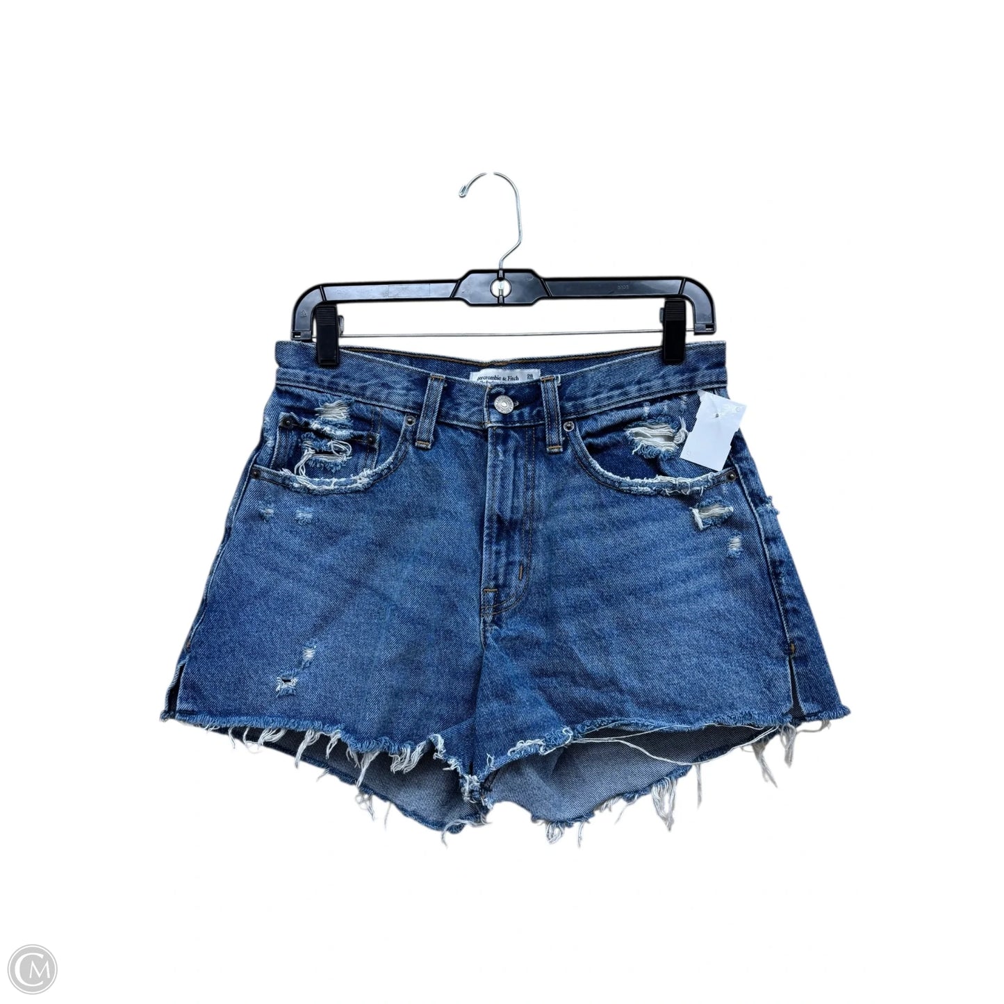 Shorts By Abercrombie And Fitch In Blue Denim, Size: 6