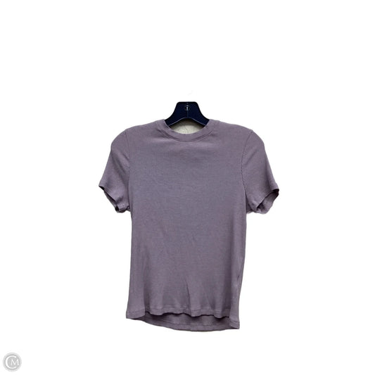 Top Short Sleeve By Prana In Mauve, Size: L