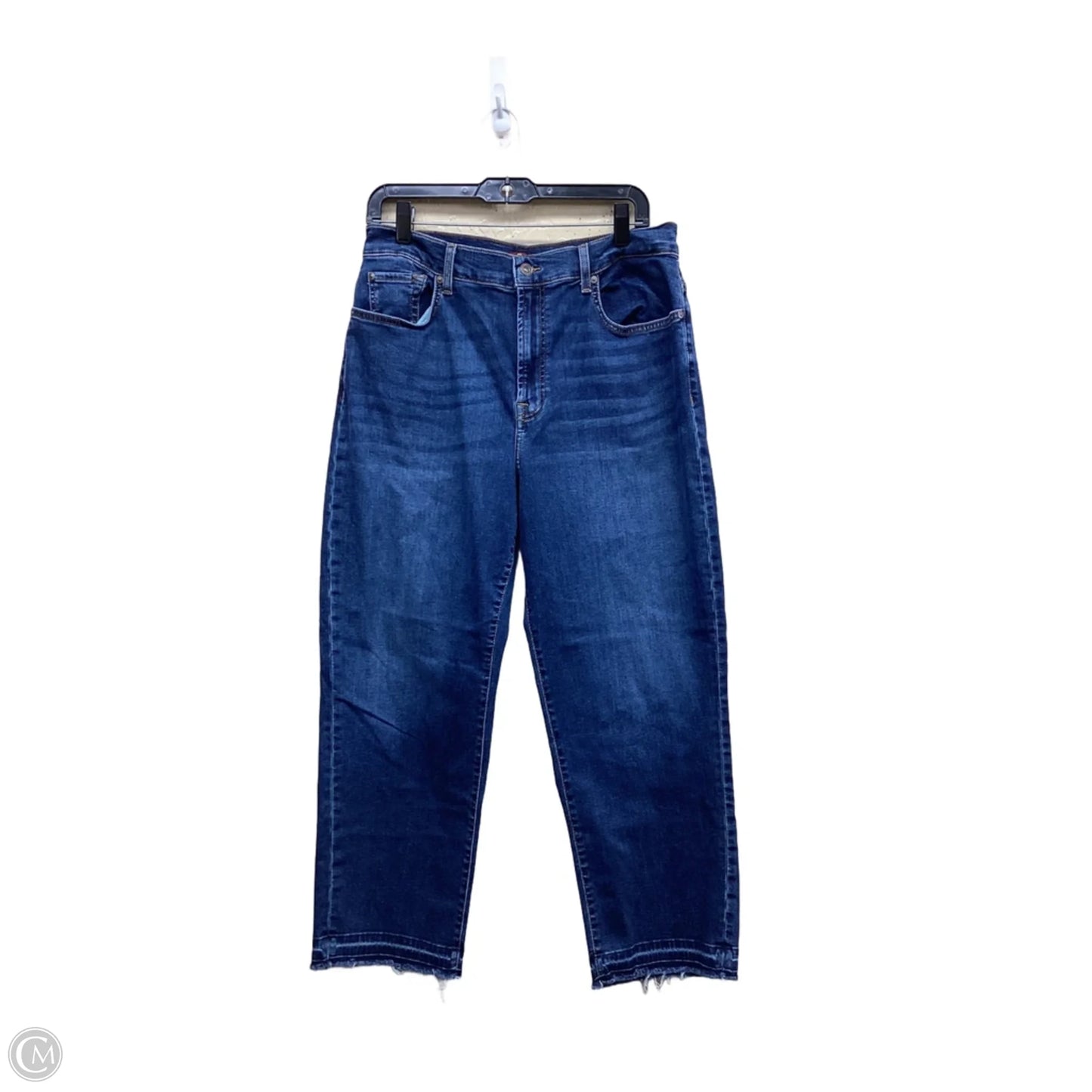 Jeans Straight By 7 For All Mankind In Blue Denim, Size: 12