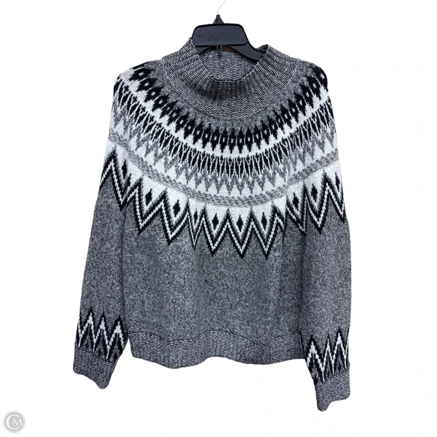 Sweater By Old Navy In Black & Cream, Size: Xl