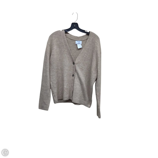 Sweater Cardigan By Old Navy In Tan, Size: M