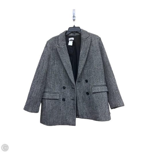 Blazer By Loft In Black & White, Size: 10