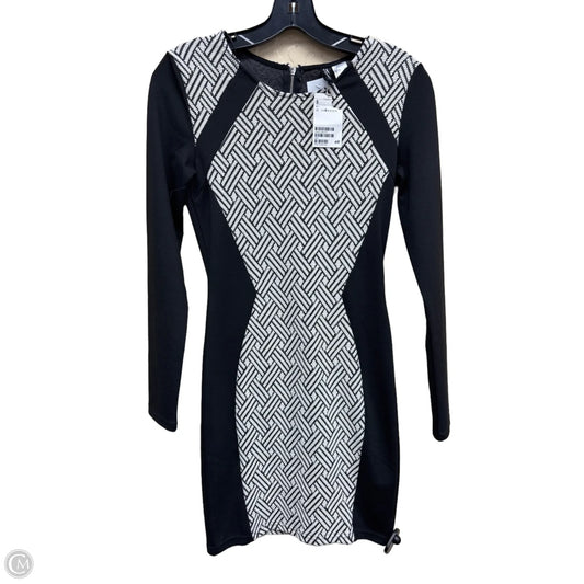 Dress Casual Midi By Divided In Black & White, Size: 6