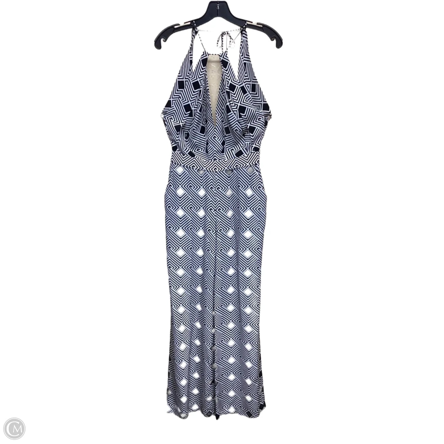 Jumpsuit Designer By Diane Von Furstenberg In Black & White, Size: 0