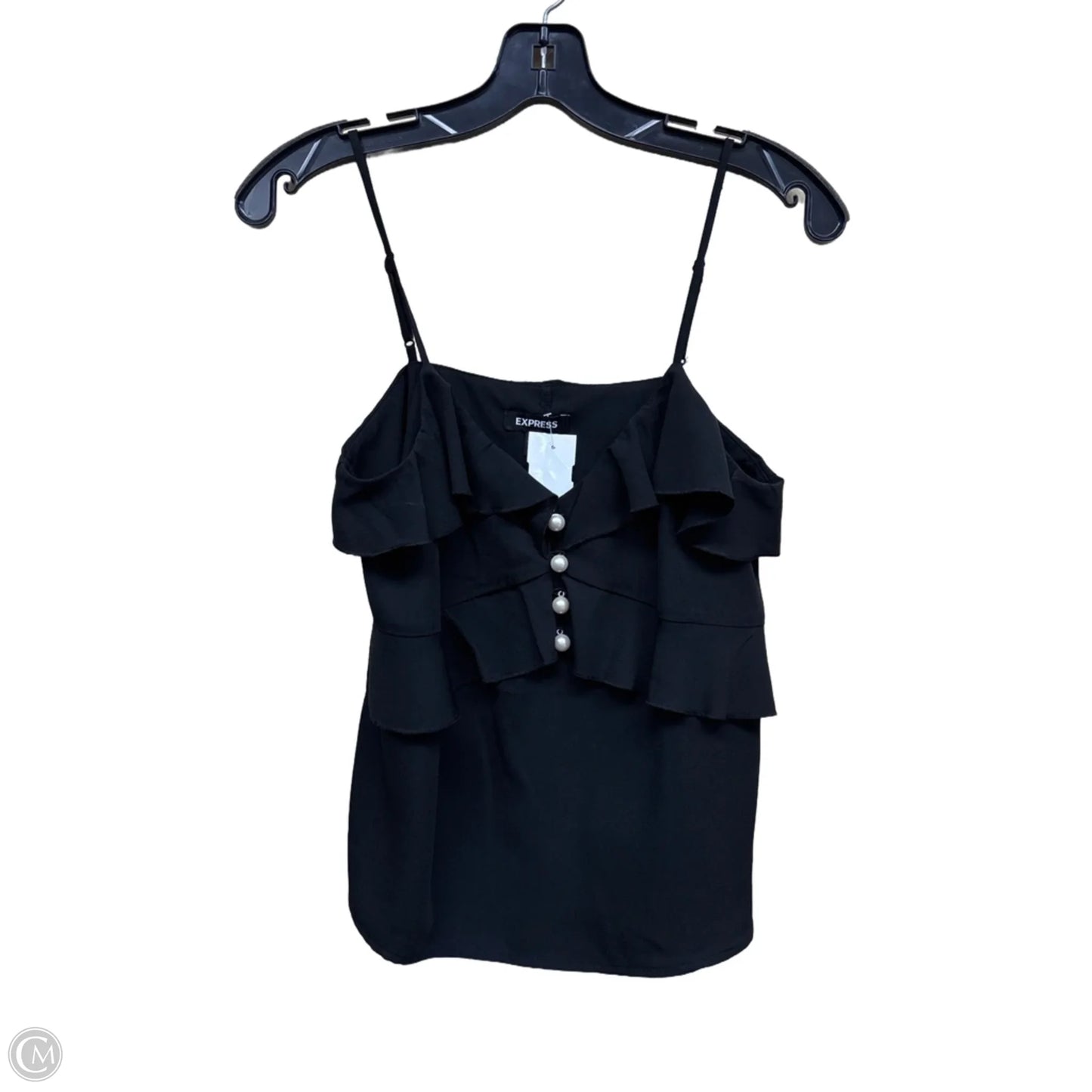 Top Sleeveless By Express In Black, Size: Xs