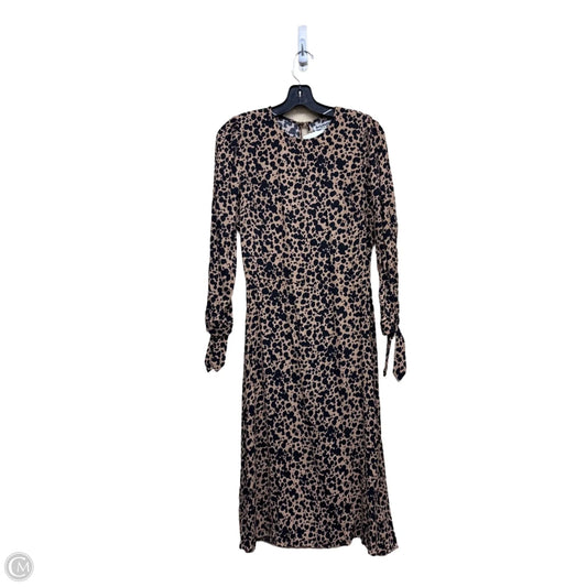 Dress Casual Midi By Reformation In Animal Print, Size: S