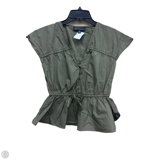 Top Short Sleeve By Inc In Green, Size: Sp