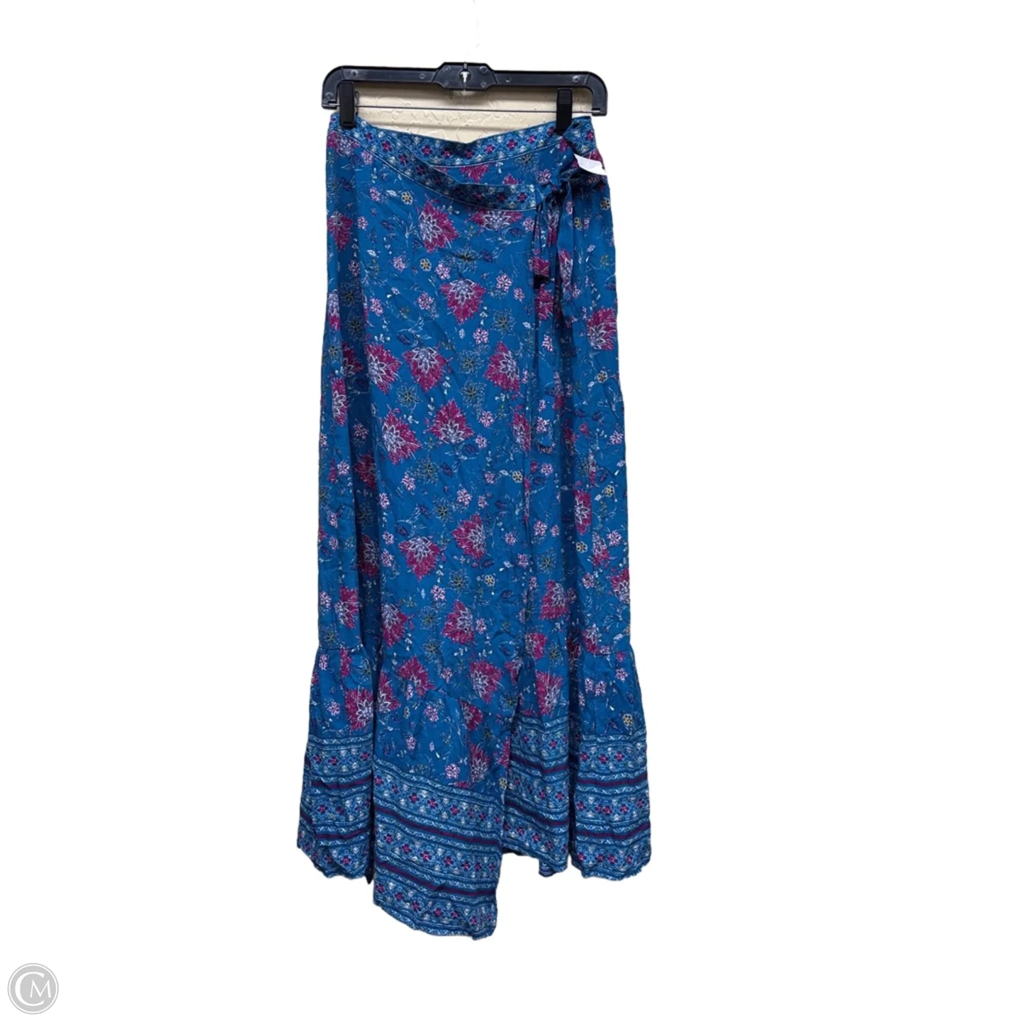 Skirt Maxi By Band Of Gypsies In Blue, Size: M