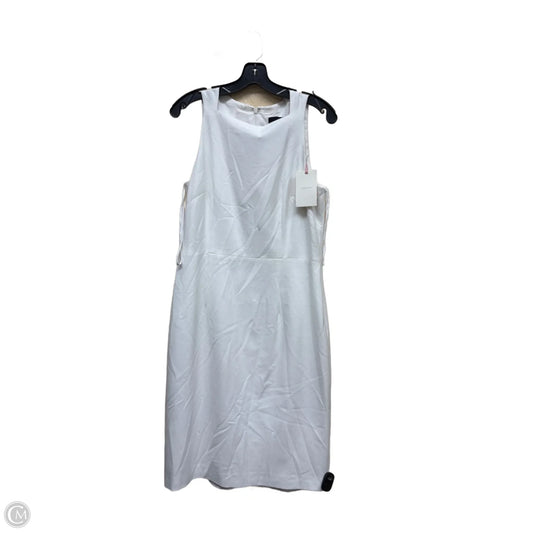 Dress Casual Midi By Alex Marie In White, Size: 6