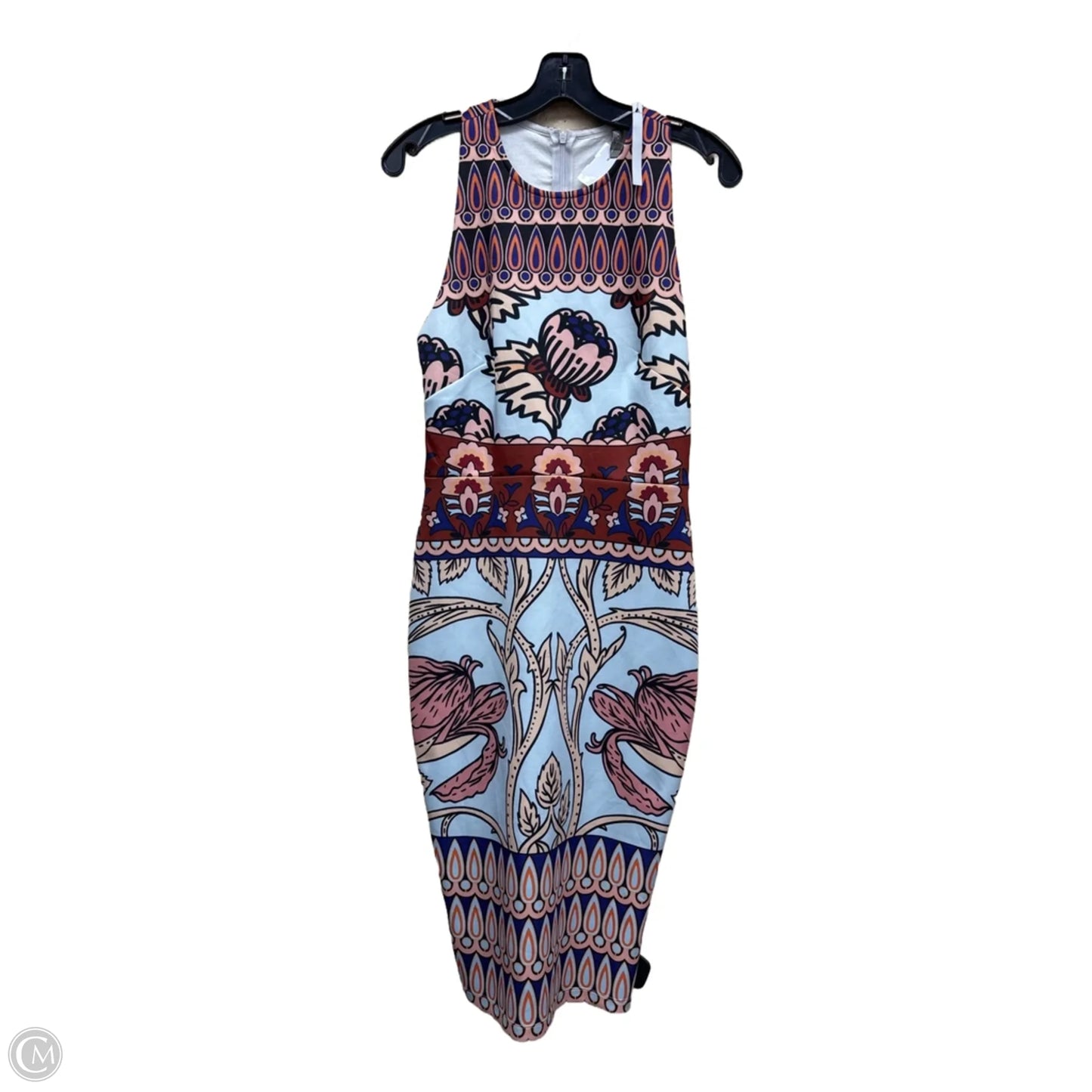 Dress Casual Midi By Asos In Multi-colored, Size: 8