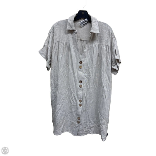 Dress Casual Midi By By Together In Tan, Size: S