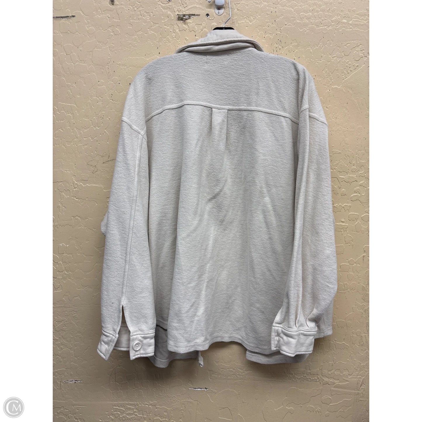 Jacket Shirt By Z Supply In Cream, Size: L