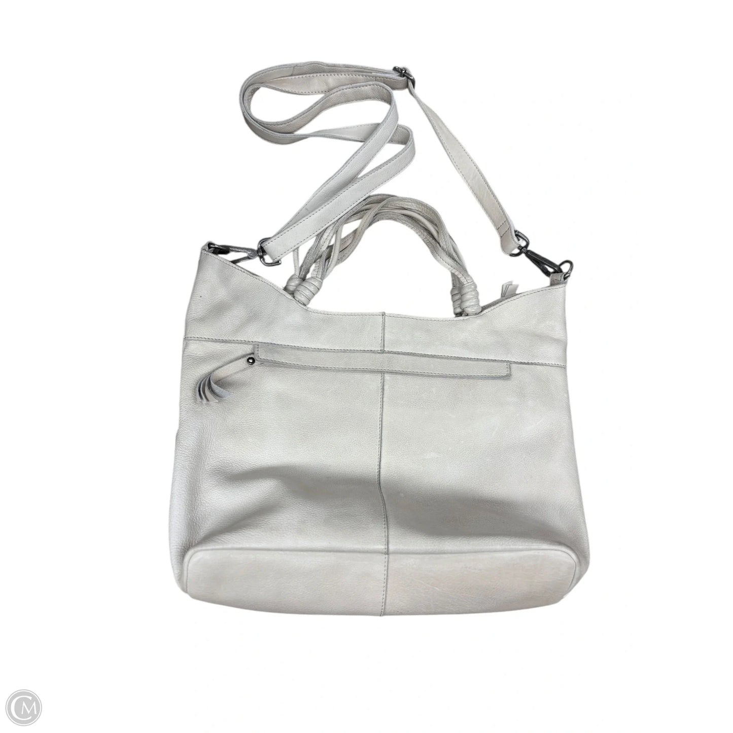 Handbag Leather By Clothes Mentor, Size: Medium