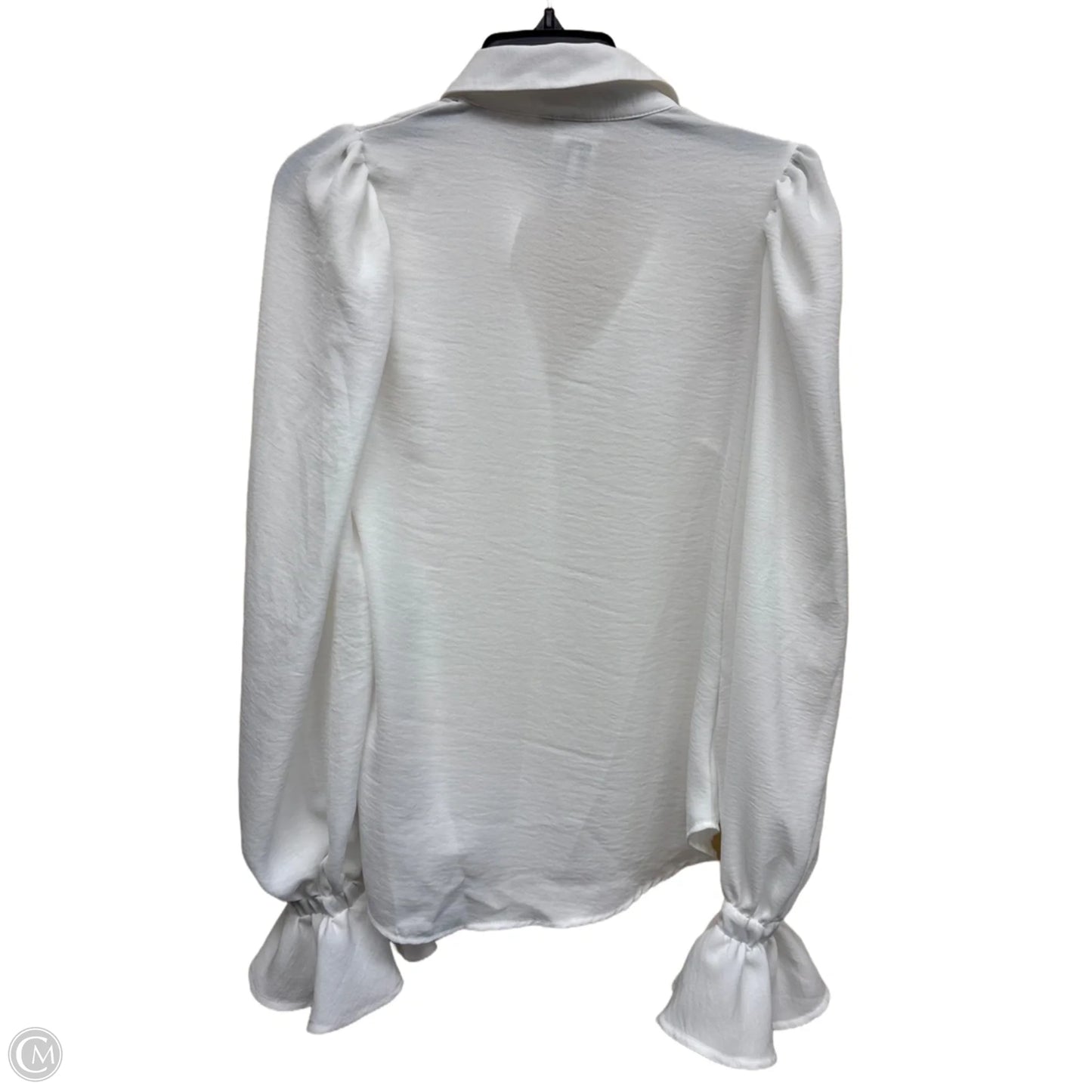 Top Long Sleeve By Asos In White, Size: Xs