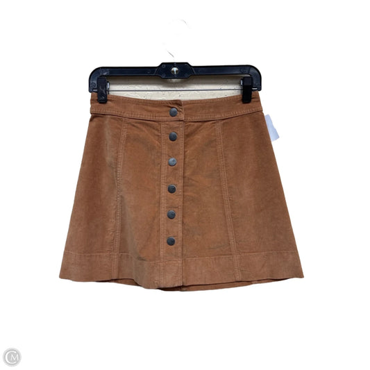 Skirt Mini & Short By Madewell In Tan, Size: 0