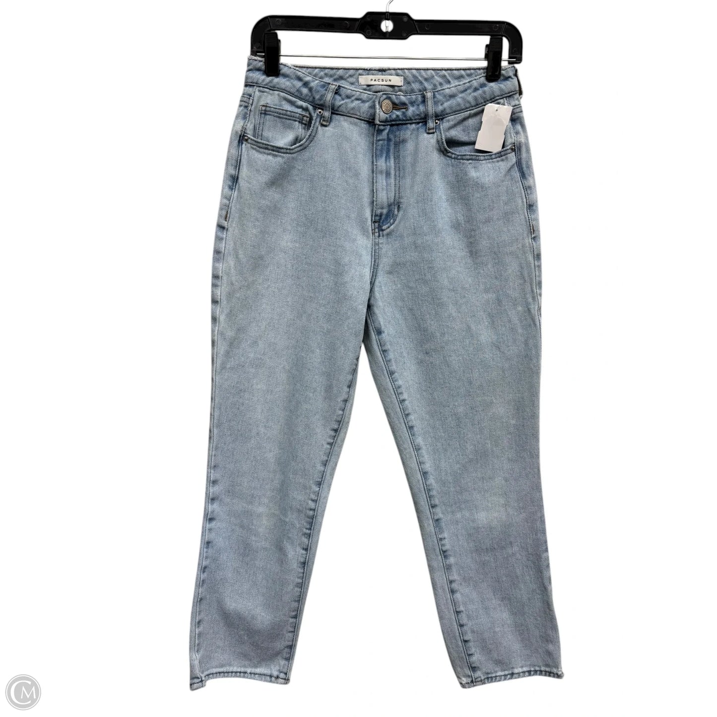 Jeans Straight By Pacsun In Blue Denim, Size: 4