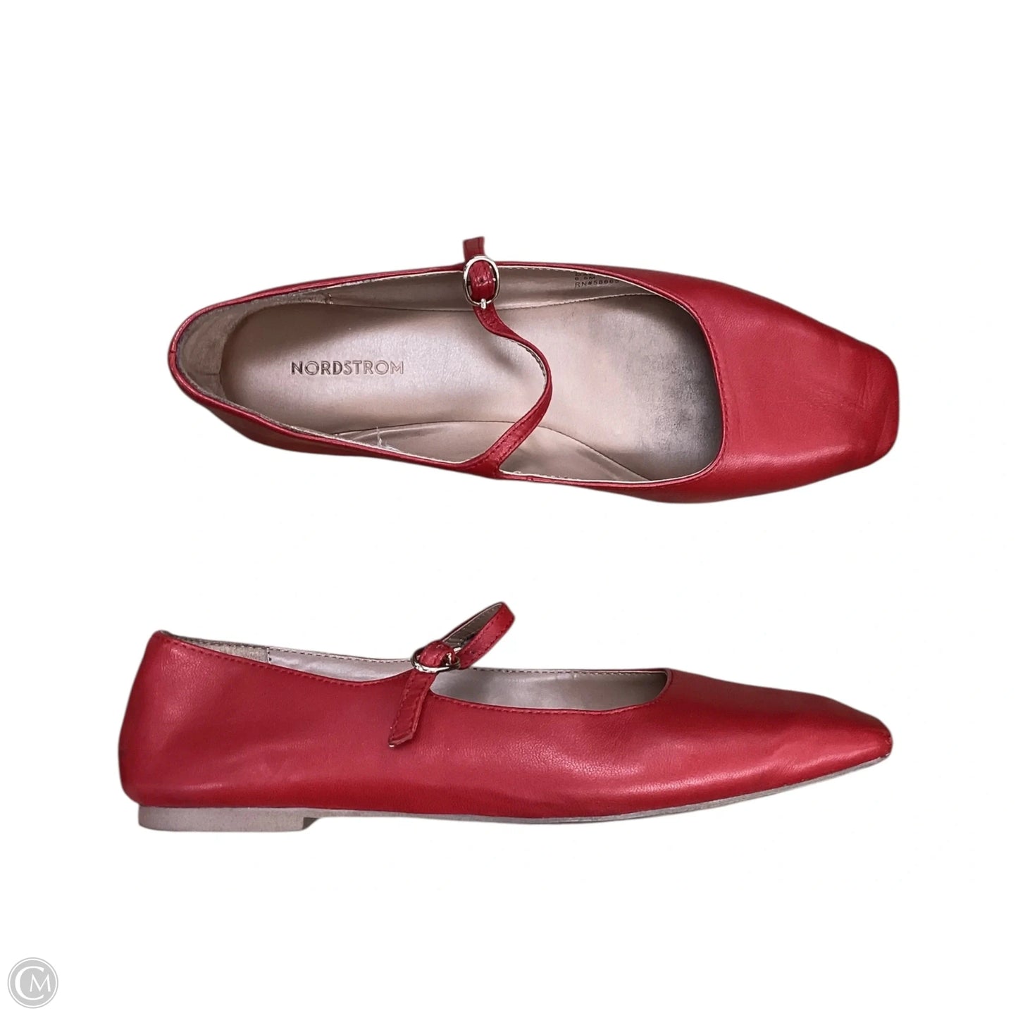 Shoes Flats By Nordstrom In Red, Size: 6.5