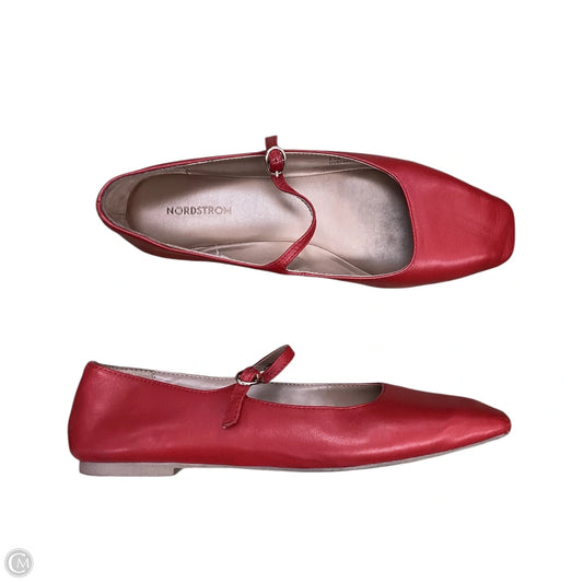 Shoes Flats By Nordstrom In Red, Size: 6.5