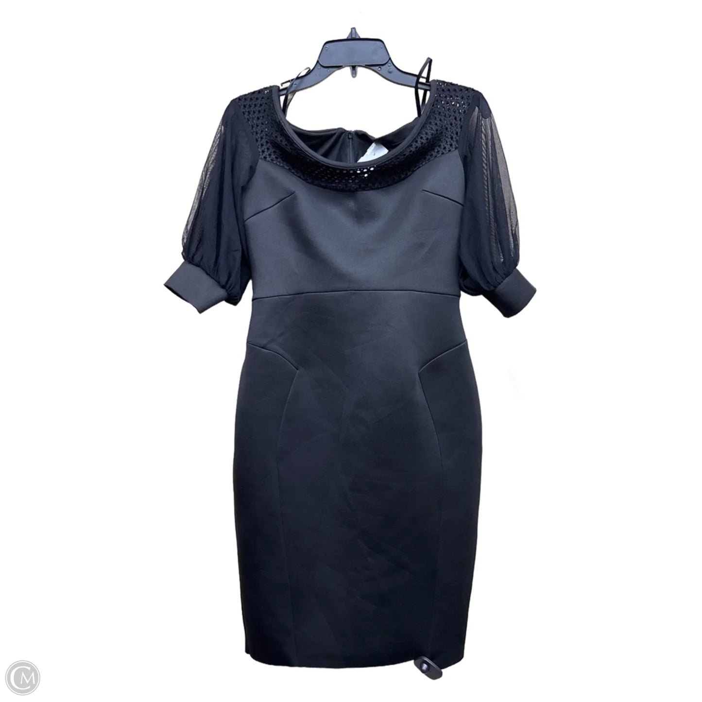 Dress Casual Midi By Betsy And Adam In Black, Size: 8