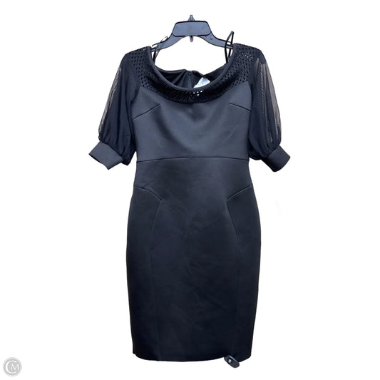 Dress Casual Midi By Betsy And Adam In Black, Size: 8